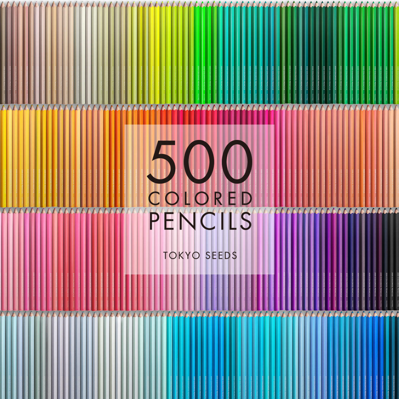 Real Stock|【58/500 PRINCESS DIARIES】500色の色えんぴつ TOKYO SEEDS|1992年、世界初の「500色」という膨大な色数の色えんぴつが誕生して以来、その販売数は発売当初から合わせると、世界55ヵ国10万セット以上。今回、メイド・イン・ジャパンにこだわり、すべてが新しく生まれ変わって登場しました。