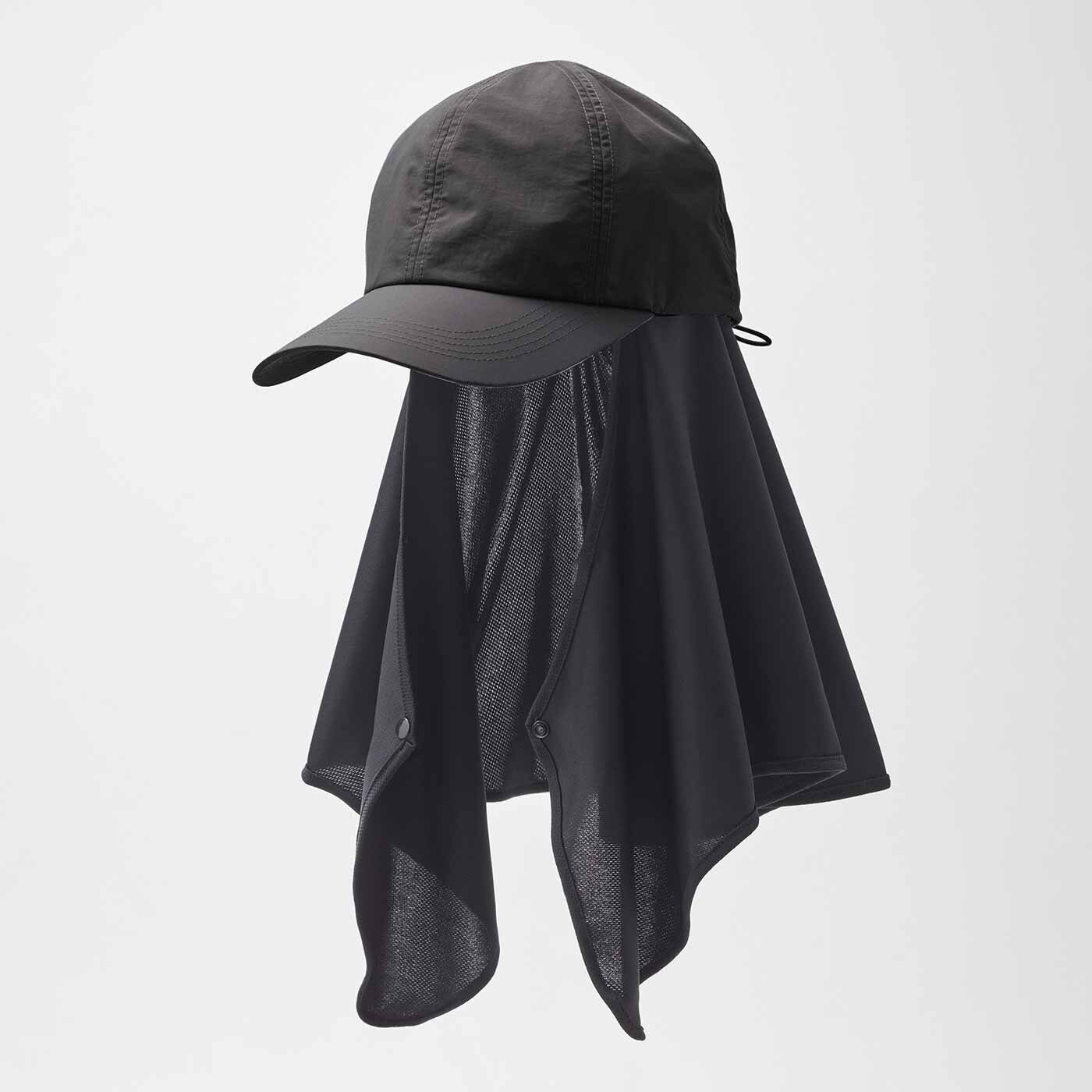 Real Stock | 福田麻琴さん日よけキャップ〈ブラック〉ＩＥ