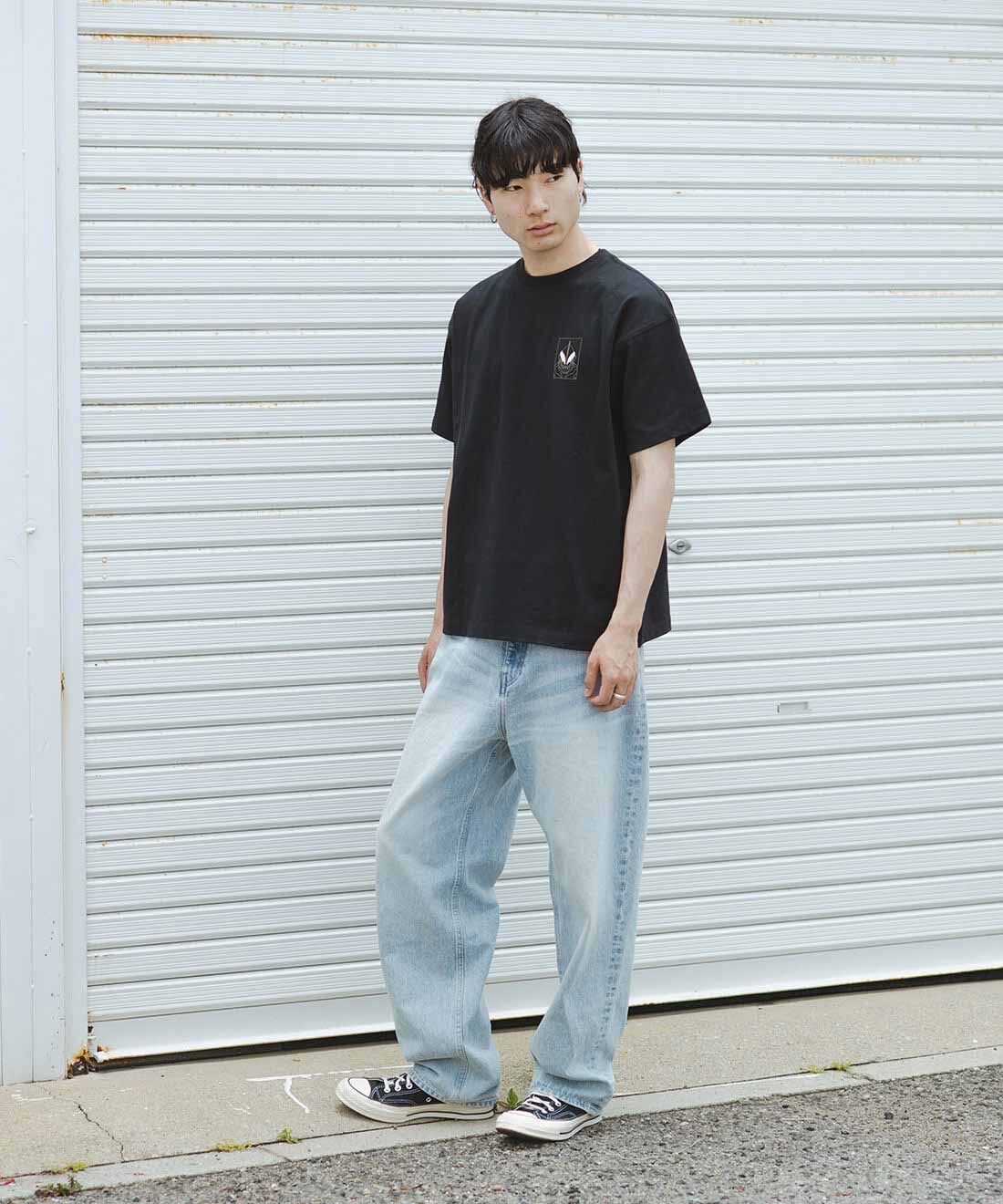 フェリシモコレクション|暗闇で目が光る！？ ウルトラTシャツ〈ウルトラマンベリアル〉|身長：180cm　着用サイズ：L