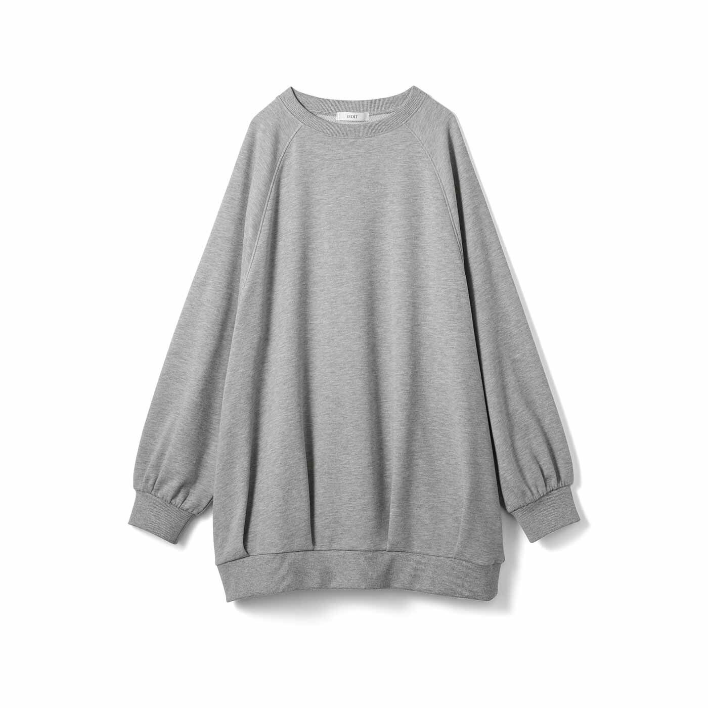 IEDIT | ゆるっとロング丈のフレンチテリータック プルオーバー