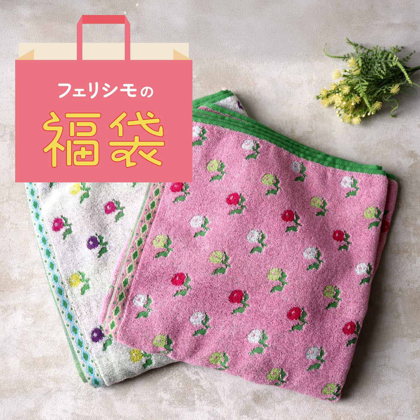 FELISSIMO PARTNERS | 毎日のふんわりバスタオル２枚セット