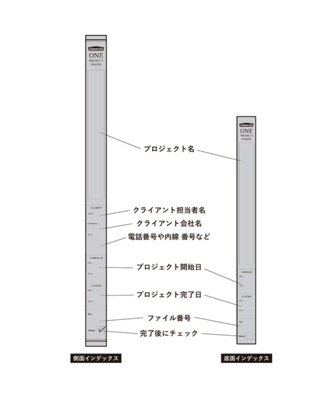 FELISSIMO PARTNERS|クリアファイルごと書類を収納できる　ＷＯＲＫＥＲＳ&rsquo;ＢＯＸ　Ａ４&times;５冊〈ファイルボックス付き〉