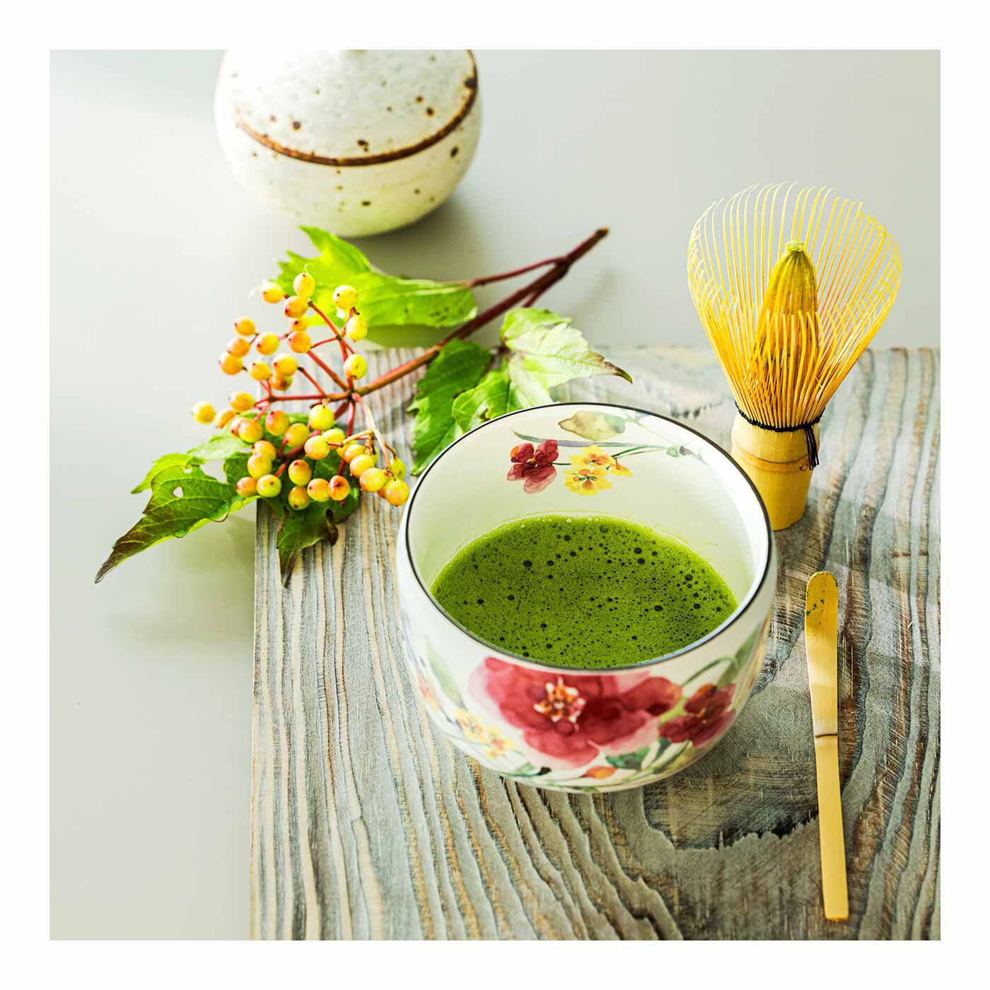 FELISSIMO PARTNERS | 美濃焼 丸型抹茶碗・茶杓・茶筅 3点セット