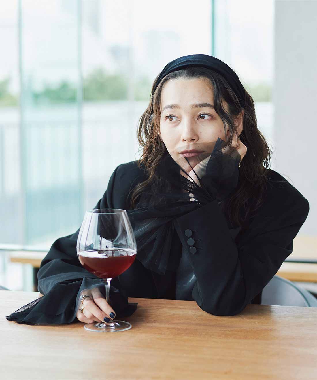 MEDE19F|MEDE19F　サテンラペルジャケット〈ブラック〉【まとめ買いキャンペーン】