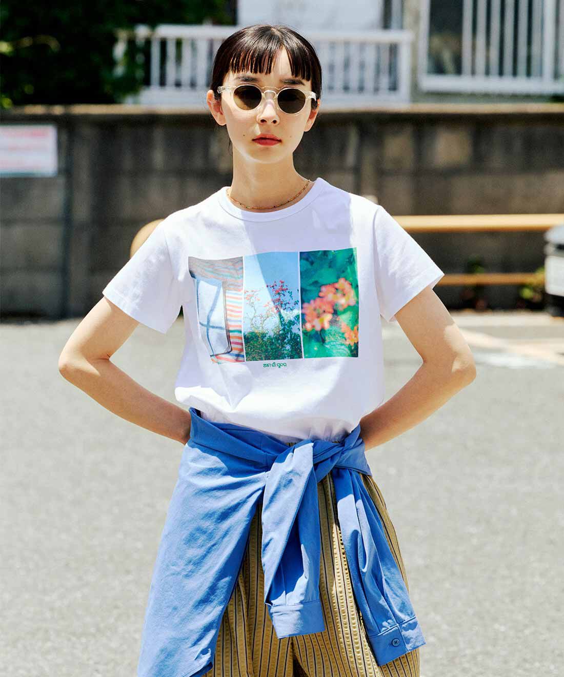 Live in  comfort|リブ イン コンフォート　Live love cotton（R）プロジェクト カメラマン白井真斗さんとつくった やさしさがつながる インドオーガニックコットンTシャツ〈ホワイト〉