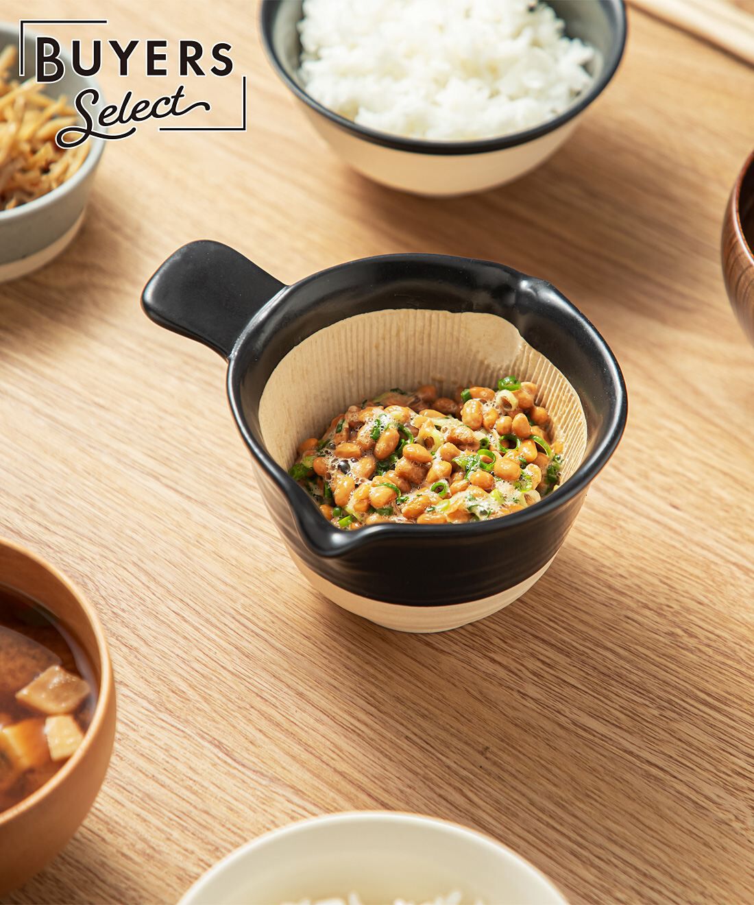 フェリシモの雑貨 Kraso | ハレとケ　萬古焼納豆鉢〈黒〉